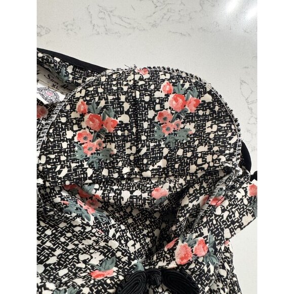 Vintage Rare 70s Sun Hung Top Women XL Frog Closure Asian Polynesian Hawaiian - Picture 8 of 12